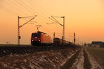189 009-4 DB Schenker Rail bei Reundorf am 10.02.2015