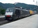 ES64 F4-287 (189 287)- mit einen KLV-Zug in Kufstein am 06.06.2012