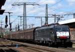 189 936 von TX mit Güterzug am 17.06.12 in Fulda