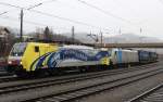 Am 5.Januar 2013 standen 189 912 & 186 286 mit einem KLV-Zug im Grenzbahnhof Kufstein bereit zur Abfahrt.