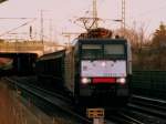 Am 31.12.2013 kamen 189 110& V1001-033 (273 005)mit dem Papierzug aus dem Güterbahnhof Stendal und fuhren in Richtung Hannover.