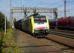 Am 06.08.2015 kam die 189 202 von der ERS Railways ( MRCE dispolok ) aus Richtung Braunschweig nach Niederndodeleben und fuhr weiter in Richtung Magdeburg .