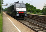 189 289 von MRCE kommt aus Richtung Aachen-West,Laurensberg,Richterich und fährt durch Kohlscheid und fährt als Lokzug aus Aachen-West nach Neuss-Hbf und fährt in Richtung Herzogenrath.