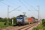 189 206-6 mit einem KV Zug bei Köndringen 20.7.16