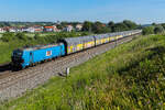 192 997 Timrail Cargo mit Garagen 16 Juni 2026 bei Asbach.