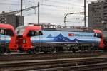 SBB Cargo International BR 193 461  Olten  am 31.12.2017 in Muttenz auf neue Aufgaben wartend.
