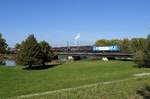 193 250 am 04.10.18 auf der Isarbrücke bei Plattling