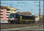 Beacon X4 E 866 alias 193 866-1 am 09.03.2025 Lz in Würzburg. Normalerweise verkehrt die Lok mit Doppelstockzügen (DB Regio) auf der Kinzigtalbahn zwischen Frankfurt/M und Fulda.