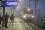 X4e 862 erreicht mit einem Zug der Linie S6 den Bahnhof Weststeiermark am 14.12.2025