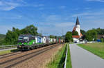 193 223 + 1216 955 mit einem KLV am 02.08.2017 bei Hausbach.