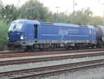Abfahrbereit steht am 14.10.19 mgw 91 80 6193 845-5 D-MGW im Seehafen Harburg.