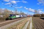 193 725 mit DGS 40670 am 21.02.2020 bei Langenisarhofen.
