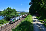 193 251 mit einem KLV am 28.06.2020 bei Seestetten.
