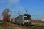 Am 19.12.2020 zogen Railpool/TXL 193 991 und MRCE 193 647 einen KLV nach Verona durch Porz-Wahn. 