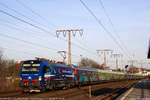Am 17.02.2019 konnte die von HUPAC an BTE vermietete 193 492 mit einem Flixtrain in Essen-Frohnhausen fotografiert werden.