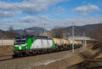 SETG

193 285 mit GAG 49861 nach Slowenien, Stübing, 16.02.2021 