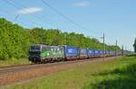 193 738 der LTE führte am 30.05.21 den Miratrans-KV durch Burgkemnitz Richtung Bitterfeld.