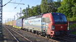 SBB Cargo International AG, Olten [CH] mit  193 464  [Name: Arth-Goldau][NVR-Nummer: 91 80 6193 464-5 D-SIEAG] und Containerzug auf dem Weg zum Hamburger Hafen am 25.08.21 Durchfahrt BF. Hamburg-Harburg.