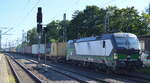 TX Logistik AG, Bad Honnef [D]mit der ELL Vectron  193 267  [NVR-Nummer: 91 80 6193 267-2 D-ELOC] und Containerzug Richtung Hamburger Hafen am 08.09.21 Durchfahrt Bf. Hamburg-Harburg.