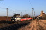 193 825-7 mit dem DGS 44881 (Saarbrücken Rbf – St. Johann) bei Herrnberchtheim  23.2.22