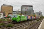TXL 193 996-6  Keine Füße, Kein Abdruck  mit KLV in Düsseldorf Rath, November 2023.