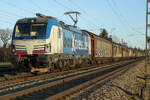 Die Br 193 833  BoxXpress . Die Vectron ist am Zeitpunkt der Aufnahme für TXL unterwegs. Gelichtet am 30.12.203 bei Zorneding.