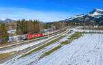 193 288 mit D305 am 30.12.2023 bei Kitzbühel.