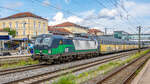 ELL 91 80 6193 206 mit einem geschlossenen Autotransportzug am 17.08.2024 in Regensburg Hbf.
