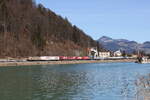 7193 303  Auf Schatzsuche  war am 5. März 2025 mit einem  KLV  in Richtung Kufstein unterwegs.