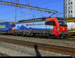SBB - Lok 91 80 6 193 476-9 vor Güterzug unterwegs in Pratteln am 18.03.2025