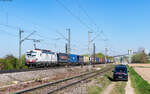 7193 307 mit dem DGS 41033 (Krefeld Uerdingen - Milano SM) in Friesenheim 3.4.25