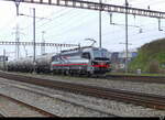 SBB - Lok 91 80 6 193 548-5 vor Güterzug unterwegs in Pratteln am 21.03.2025
