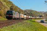 193 659 SBB Cargo International  Güterbahnen  in Erpel, April 2025.