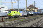 D ??? - Lok 91 80 7 193 101-1 unterwegs mit Zisternenwagen in Pratteln am 21.03.2025