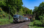193 212 mit dem DGS 40563 (Padborg - Staatsgrenze nächst Kufstein) bei Altgronau 13.5.25