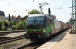 ELL 193 745 mit einem KLV Richtung Nürnberg, am 14.06.2025 in Fürth (Bay) Hbf.