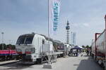 Messestand von Siemens mit 6193 997 auf der  transport logistic 2025  in München am 4.6.25.