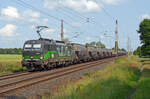 Die Loreley der LTE (193 738) führte am 09.06.25 einen Silozug durch Wittenberg-Labetz Richtung Dessau.