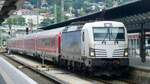 IRE200 mit der E-Lok 193 247, Ulm Hbf, 02.08.2024