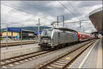 In Einer Woche geht es Los !   Die Graz Köflacher Bahn und Busbetrieb GmbH kurz GKB startet mit der Aufnahme des Elektrischen Betriebs auf der Linie S6 am 4. August 2025 in ein Neues Zeitalter. In der letzten Woche fanden Schulungsfahrten dazu statt. Hier zu sehen 193.801 in Graz Hauptbahnhof am 25. Juli 2025. 