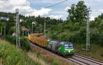 193 204 mit dem DGS 95295 (Donaueschingen - Borstel (Kr Stendal)) bei Sommerau 8.7.25
