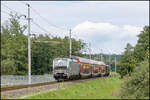 Bahnhof Preding Wieselsdorf am 3. August 2025 . Überstellfahrt zum Start des E Betriebs am 3.08.2025 