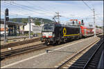 X4E 862 am 4. August 2025 nach getaner Leistung auf dem Weg zum Graz Köflacher Bahnhof . 