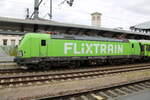 Die ELL 193 443 (91 80 6193 443-9 D-ELOC) bespannte am 22.08.2025 in Erfurt Hbf den FLX 1245 von Berlin Hbf (tief) nach Stuttgart Hbf.