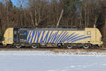 193 777 Lokomotive am 6.1.2026 zwischen Zorneding und Eglharting.