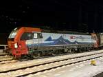Die Vectron Br 193 467  Brig  SBB C I am 12.1.26 beim Bahnhof Visp.