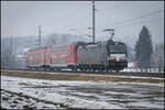 X4E 862 am 17. Jänner 2026 bei Gussendorf .
