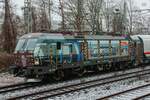 CD 6193 568 České dráhy mit DB ICE-L Talgo (ICE1548 Berlin-Köln) in Wuppertal, Januar 2026.