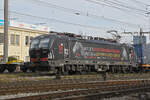 Siemens Vectron 193 310-8 durchfährt am 22.01.2026 den Bahnhof Pratteln.