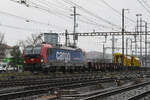 Siemens Vectron 193 070-0 durchfährt am 19.02.2026 den Bahnhof Pratteln.